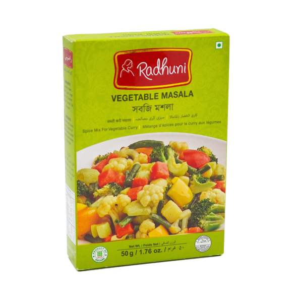 RADHUNI VEGETABLE MASALA 50g- sobji mosolla - Radhuni Gemüse-Masala